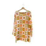 Show Me Your Mumu  Mamacita Coverup in Tutti Fruit Crochet Granny Square Floral S Photo 3