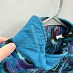 Nike Vintage 90s  Fit Colorful‎ Swirl Printed 1/2 Zip Long Sleeve Fleece Jacket S Photo 5