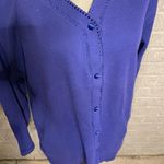 PINK - Victoria's Secret Victoria's Secret Purple Button-Up‎ Long Sleeve Thermal Large Photo 1