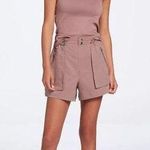 Calia by Carrie NWT Calia Journey Collection High-Rise Relaxed Fit Shorts Hazy Plum Paperbag S Photo 0