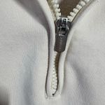 Athleta  Cozy Karma 1/4 Zip Sweatshirt Sweater Women M Beige Athleisure Minimal Photo 5