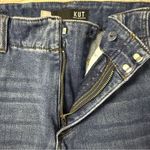 Kut From The Kloth Reese Straight Leg Jeans Zip Ankle Size 10 Long Photo 3