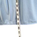 Miss Elaine Nylon Tricot Nightgown S Blue Embroidered Short Sleeve House Dress Photo 9