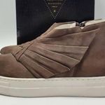 Valentina Rangoni Womens Serafina High Top Sneakers Shoes Taupe Size 8M New Brown Photo 1