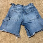 Bershka  carpenter denim shorts - Size 10 Photo 2