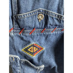 CST Blues Women Sz 30W Denim Button Down Shirt Jacket Long Sleeve Aztec Western Blue Photo 6