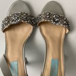 Betsey Johnson  Silver Embellished Heels Photo 6
