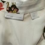 New York & Company White Floral Tunic Shirt Dress Size M Size M Photo 9