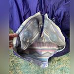 Vintage Winter Spirit purple reversible fleece lined toggle waist coat, size M/L Size L Photo 4