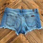 7 For All Mankind Cutoff Denim Shorts Women’s Size 30 Frayed Hem Short Shorts Photo 5