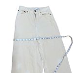 BDG  Urban Outfitters Ivory Corduroy Wide Leg Crop Jeans - Women's Size 25‎ Photo 6