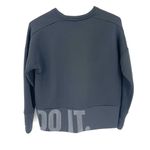 Nike Dri-FIT Just Do It Oversized Crop Crewneck Pullover Workout Sweatshirt Photo 3