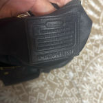 Coach  Ashley Black Leather Python Snakeskin Satchel Shoulder Tote F19247 Purse Photo 8