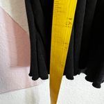 Vintage Black Ribbed Collar Top 2000s Cyber Grunge Minimalist 90s Goth Small Photo 4