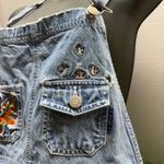 Winnie the Pooh Tigger Y2K Shorts Overalls Womens Blue Size M Photo 6