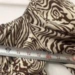 Moon River NWOT  Anthropologie M Puff Sleeve Babydoll Crop Top‎ Psychedelic Funky Photo 1