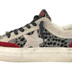 Vintage Havana  Rooster Animal Cheetah Print Low Top Lace Up Sneakers Shoes 7.5 Photo 0