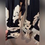 Alexis  Rimini‎ Tassel Embroidered Floral Black and White Mini Dress Size S Photo 7