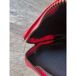 Hello Kitty  Purse Clutch Wristlet Bag Red Leather Zip‎ Gold Chain Sanrio Tote Photo 3