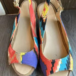 Mootsies Tootsies  moliker women's size 6 M wedges  woven‎ heels Photo 0