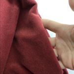 Vanity Fair  Long Robe House Dress Burgundy Velour Pullover with Zipper Vintage Photo 7