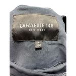 Lafayette 148 $598 Size 6 Women’s Navy Blue Stretch Jacket Top Seamed Snaps #D12 Photo 2