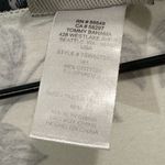 Tommy Bahama Floral T-Shirt Dress Women’s M White Black Hibiscus Cotton Stretch Photo 4