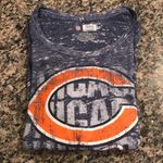Chicago Bears Blue Long Sleeve Sport Casual Crew Neck Shirt Size Med GUC #4630 Photo 5