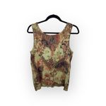 Chico's Chico’s ᪥ Silk Brocade Trim Printed Cardigan Twin Set ᪥ Sage Floral ᪥ Large ᪥ Photo 10