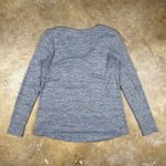 American Eagle Soft & Sexy Plush V‑neck Sweater Gray Women’s Small Photo 3