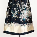 Forever 21 Vintage Y2K Knit + Satin Botanical Halter Top | Size XS Photo 6