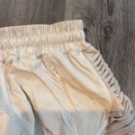 Lululemon Size 8 womens shorts Light gray athletic Photo 3