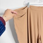 Susan Graver  Pet Liquid Knit Slim Leg Pull On Crop Pants Taupe NWOT Casual 4XP Photo 5