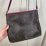 Coach Outlet Brown and Pink Large Crossbody Bag with Signature Design Luxury Photo 2