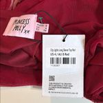 Princess Polly NWT  City Lights Long Sleeve Top Red Size 4 Photo 6