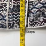 ZARA Women’s Moroccan Tapestry Blazer Jacket M | Boho Chic Pockets Bold Pattern Photo 7