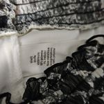 Maurice's White Black Floral Sleeveless Rosette Top Women L Bohemian Feminine Photo 6