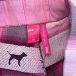 PINK Women size XS shade of pink pijama pants with pocket plaid dog print Photo 5