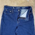J.Crew '96 Slim Wide Leg Cropped Women's Jeans Size 30 Blue High Riseā Raw Hem Photo 4