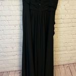 Azazie black floor length, layered evening gown, bridesmaid, custom size, 12/14 Photo 7