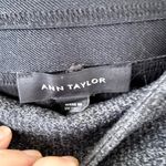 Ann Taylor  Ponte Ribbed Knit Pencil Skirt in Dark Heathered Gray Size M Photo 2