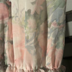 Floral Mini Dress, Adjustable Straps Pink Photo 1