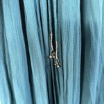 Free People Extratropical Maxi Dress Teal Blue Green XS Strappy Back Rare Photo 5