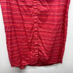 Mata Traders Button Front Sleeveless Women's Shirt Dress Size Medium Lightweight Pink Photo 4