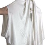 Melissa McCarthy Seven7 Womens Open Cardigan Egret Creamy White Vest 1X Photo 4