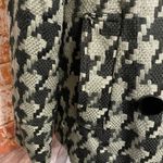 Wet Seal  Black & Gray Houndstooth double breasted peacoat jacket medium/small Photo 2