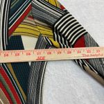 Pronto Moda M Bold Mod Mini Dress Italy Retro Abstract Groovy 60s Maximalist Yellow Size M Photo 5