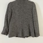 Loft Ann Taylor  herringbone double breasted short wool blend peacoat Sz MP Photo 10