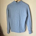 Athleta NWT  clarity v neck sweater heathered blue Photo 8