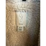 Joie  Women’s Asymmetrical Fleece Lined Full Zip Vest, Brown Size Medium (8351) Photo 2